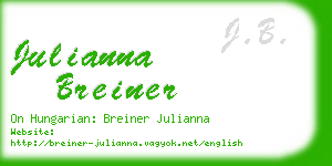 julianna breiner business card